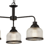 Matt Black Bistro Indoor Pendant Ceiling Light