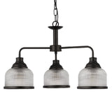 Satin Black Retro Industrial Ceiling Pendant Light