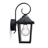 Philips 17236/30/PN Buzzard Black Outdoor Down Lantern Wall Light (1723630PN)