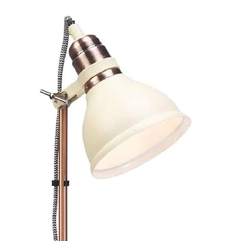 Cream Dome Head Retro Study Lamp Light