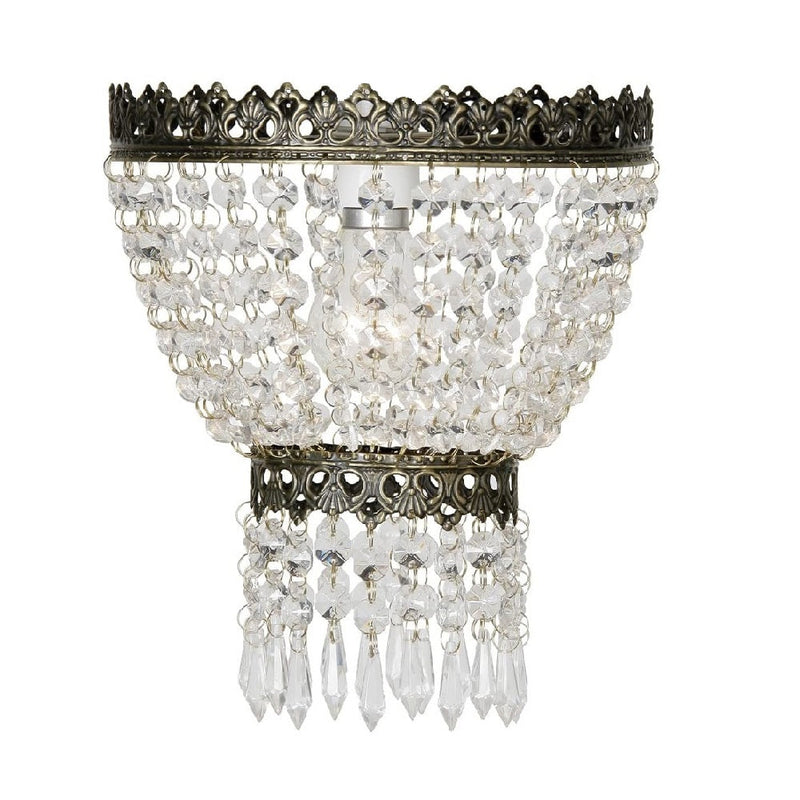 Antique Brass Moroccan Style Pendant Shade