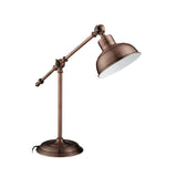Copper Vintage Dome Head Adjustable Table Desk Lamp 62cm