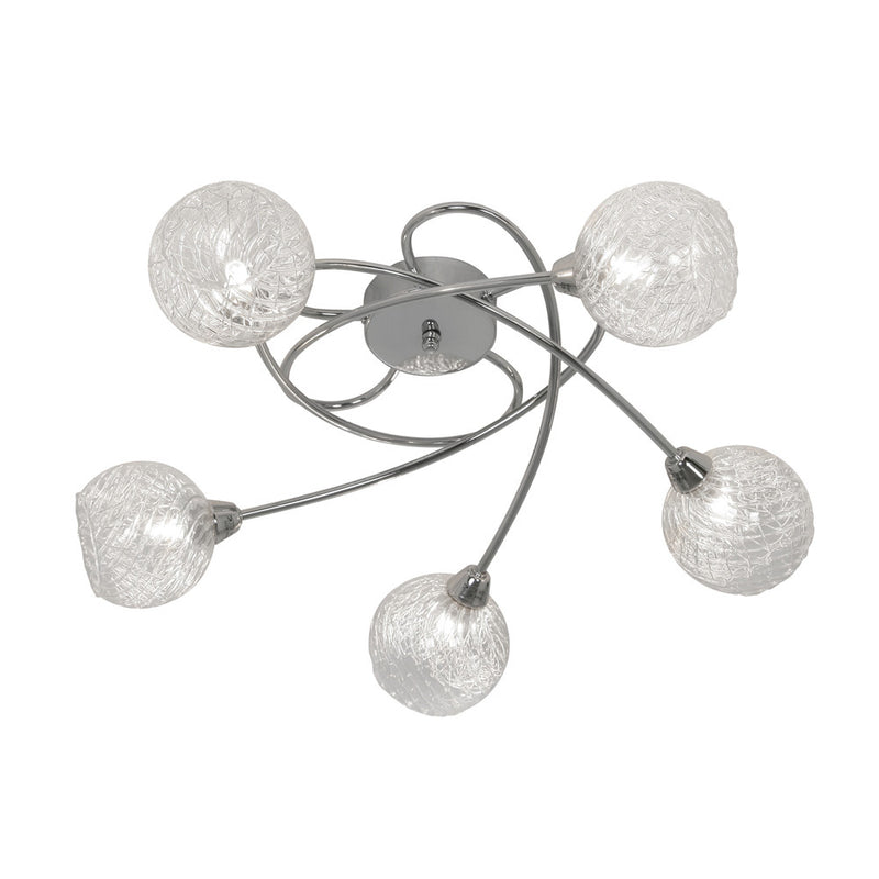 Oaks 2021/5 CH | Chrome Decorative Ceiling Light | Discount Home Lighting