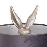 Silver Hares Ears Table Desk Lamp