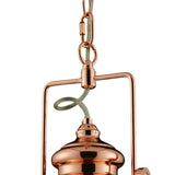 Modern Copper Metal Industrial Pendant Ceiling Light