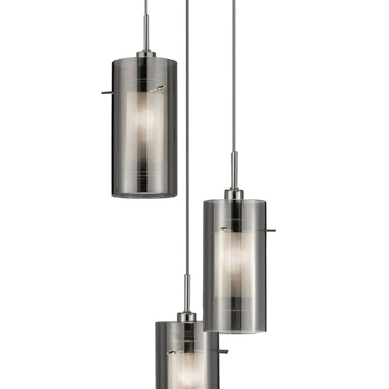 Smoky Class Multiple Shade Pendant Lighting
