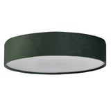 Round Ceiling Green Fabric Light 38cm