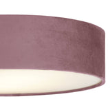 Round Ceiling Pink Fabric Light 38cm