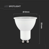 V-TAC LED GU10 Spot Lamp Light 3000k 2700k