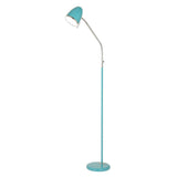 Oaks 2819 FL BL Madison Pale Blue Modern Flexible Head Floor Lamp