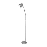 Oaks 2819 FL DG Madison Dark Grey Modern Flexible Head Floor Lamp