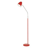 Oaks 2819 FL RD Madison Red Modern Flexible Head Floor Lamp