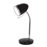 Black Modern Flexible Head Table Desk Lamp
