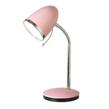 Pale Pink Modern Retro Flexible Dome Head Table Desk Lamp 32cm