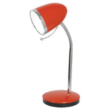 Red Modern Retro Flexible Dome Head Table Desk Lamp 32cm