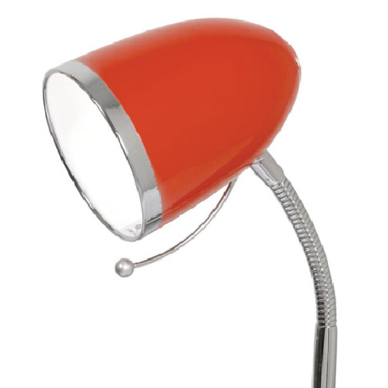 Red Retro Metal Industrial Table Lamp