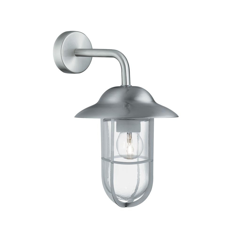 Stainless Steel Outdoor 1 Lamp Vintage Down Lantern Wall Light IP44