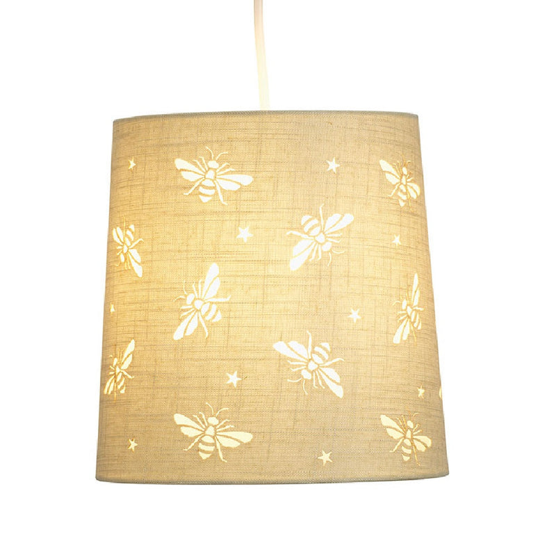 Cream Bee Design Easy Fit Kids Pendant Shade