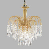 Gold Crystal Hanging Light for Home
