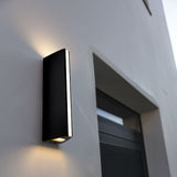 Anthracite Up Down Outdoor Wall Light