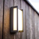 LED Dark Grey Exterior Wall Light