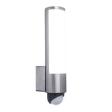 Lutec 5267103001 Leda LED Stainless Steel Outdoor Modern Tubular Up Wall Light with PIR