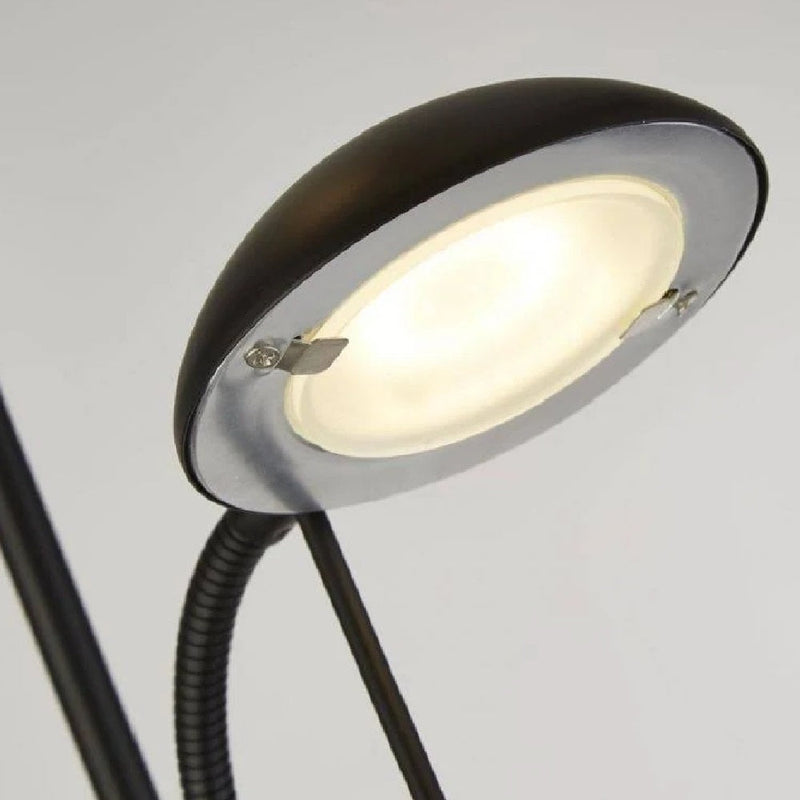 LED Matt Black Modern Mother & Child Floor Lamp 1800mm