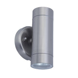 Lutec 5510801001 Rado Stainless Steel Outdoor Modern Cylinder Up & Down Wall Light