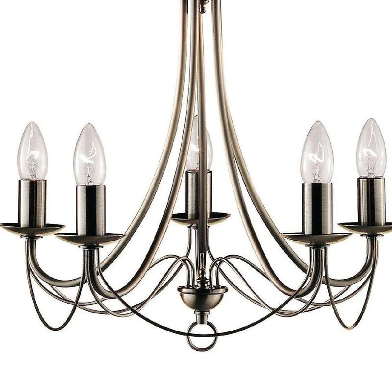 Aged Brass Vintage Pendant Light