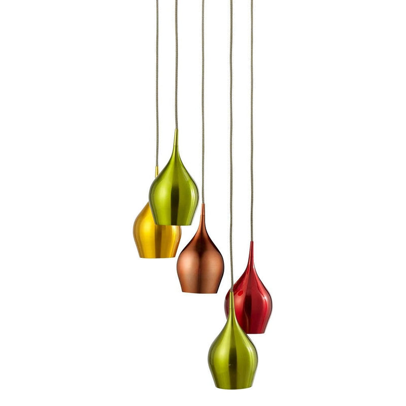 Metal Industrial Cluster Pendant Lighting