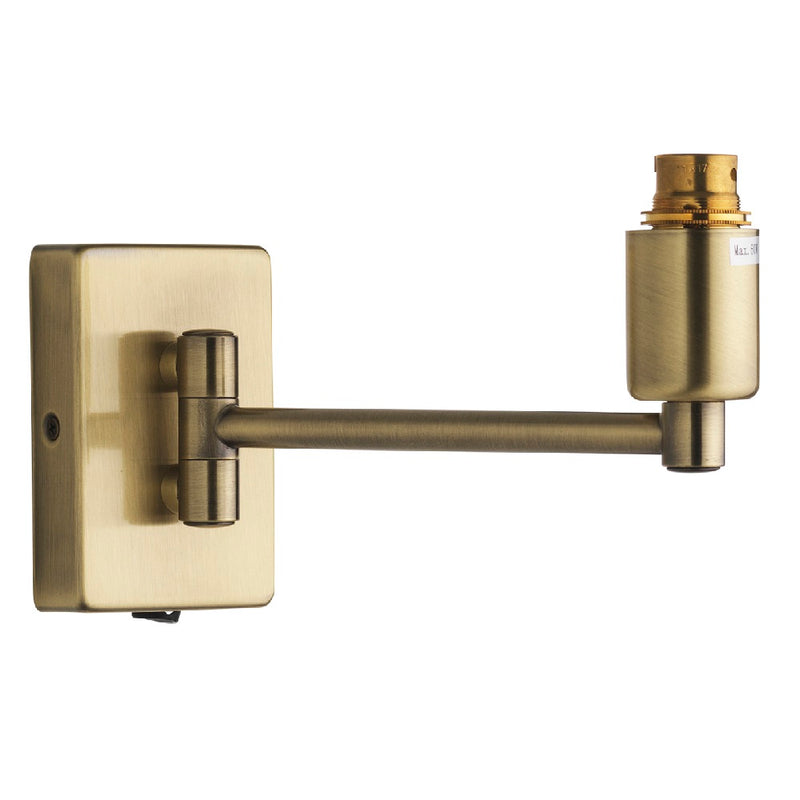 Antique Brass Swing Arm Wall Bracket