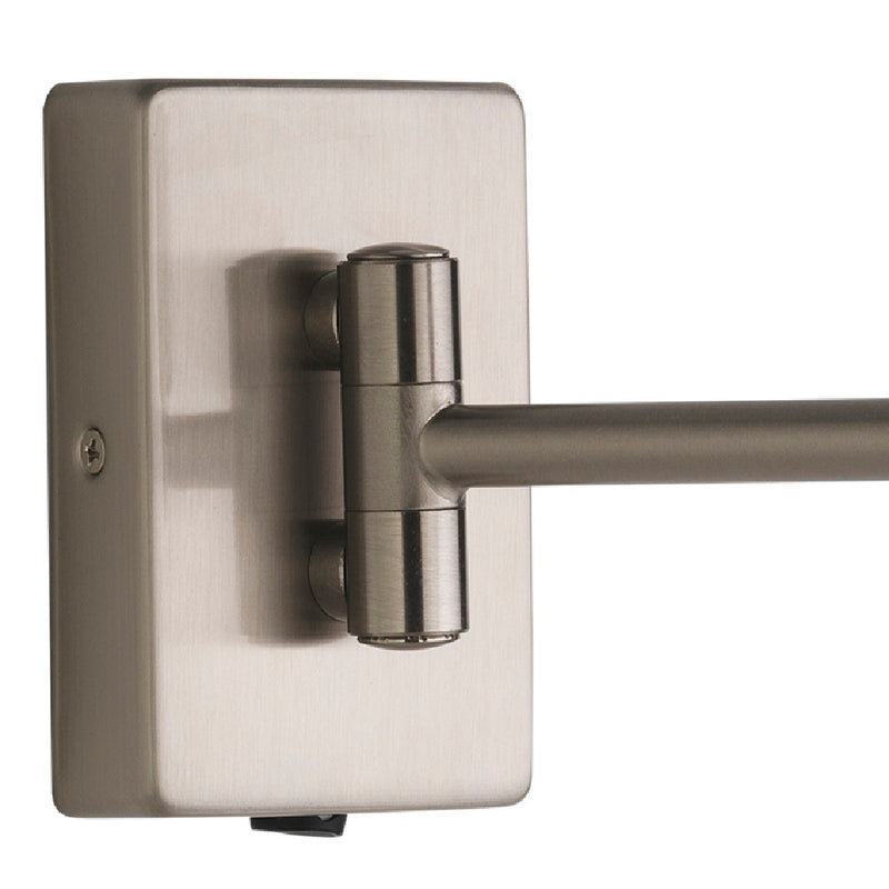 Britalia 220055 | Antique Chrome Swing Arm Wall Light