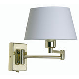 Oaks 722 PB Armada Polished Brass Double Swing Arm Wall Light (Fitting Only)