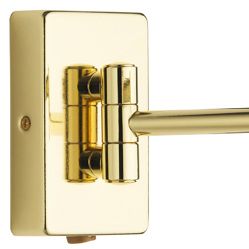 Britalia 220061 | Polished Brass Double Swing Arm Wall Light