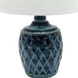 Blue Ceramic Urn Table Desk Lamp