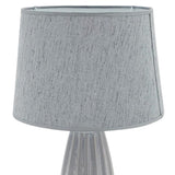 Grey Ceramic Two Tone Table Desk Lamp