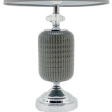Taupe Ceramic Urn Table Desk Lamp