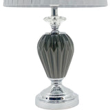 Taupe Ceramic Urn Table Desk Lamp