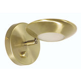 Oaks 760 WB AB Trento Antique Brass 1 Lamp Modern Dimmer Wall Light
