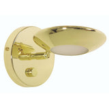 Oaks 760 WB PB Trento Polished Brass 1 Lamp Modern Dimmer Wall Light