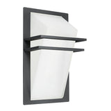 Anthracite Slanted Modern Outdoor Wall Light