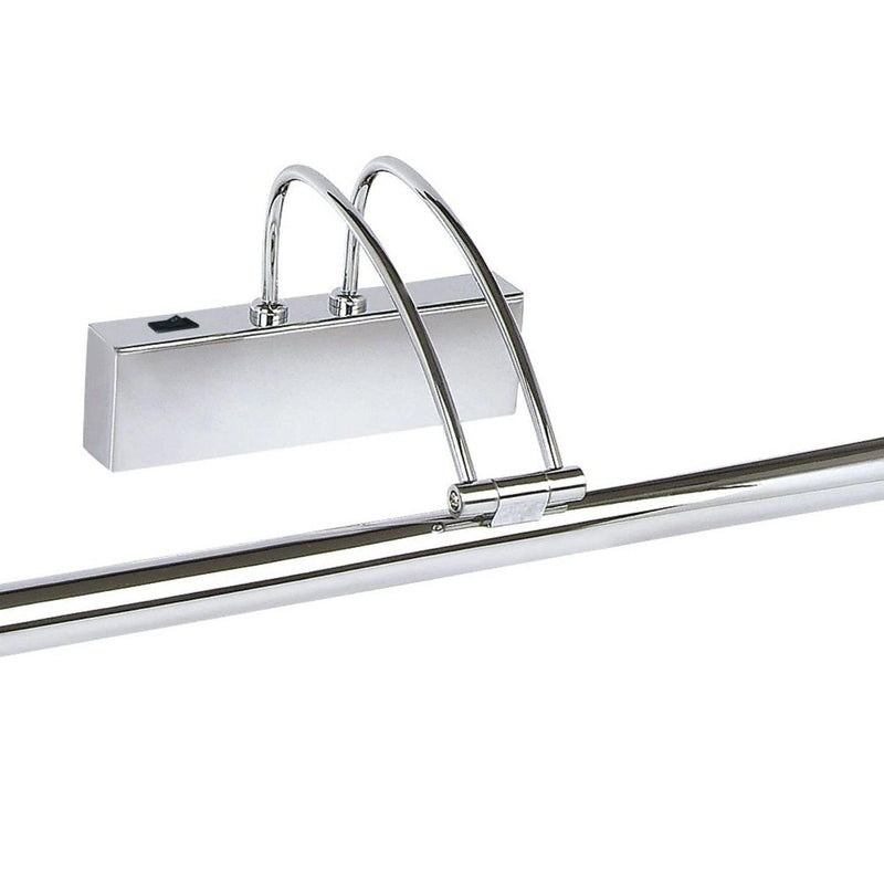 Polished Silver Vintage Mirror Light