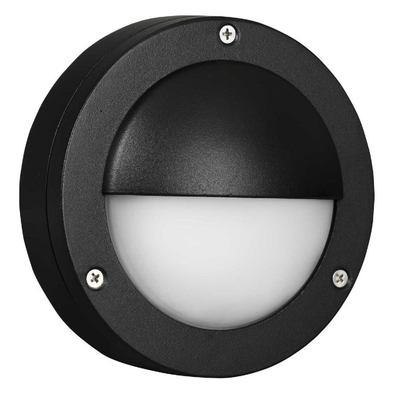 LED Black Garden Wall Light