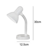 White Flexible Table Desk Lamp