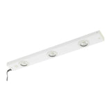 Eglo 93706 Kob LED White 3 Lamp Switched Under Cabinet Switched Spot Light Bar