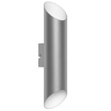 Eglo 94803 Agolada LED Stainless Steel & White Outdoor Modern Up & Down Wall Light