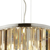 Coloured Crystal Glass Ceiling Light