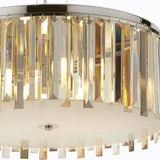 Semi Flush Crystal Chandelier Ceiling Lighting