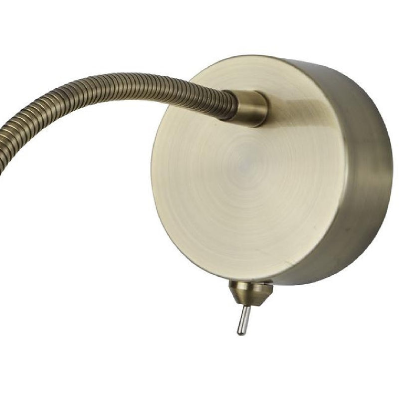 Brass Bedroom Reading Light