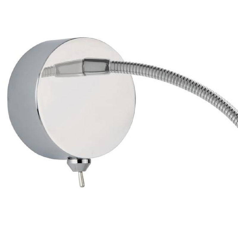 Chrome Bedroom Reading Light